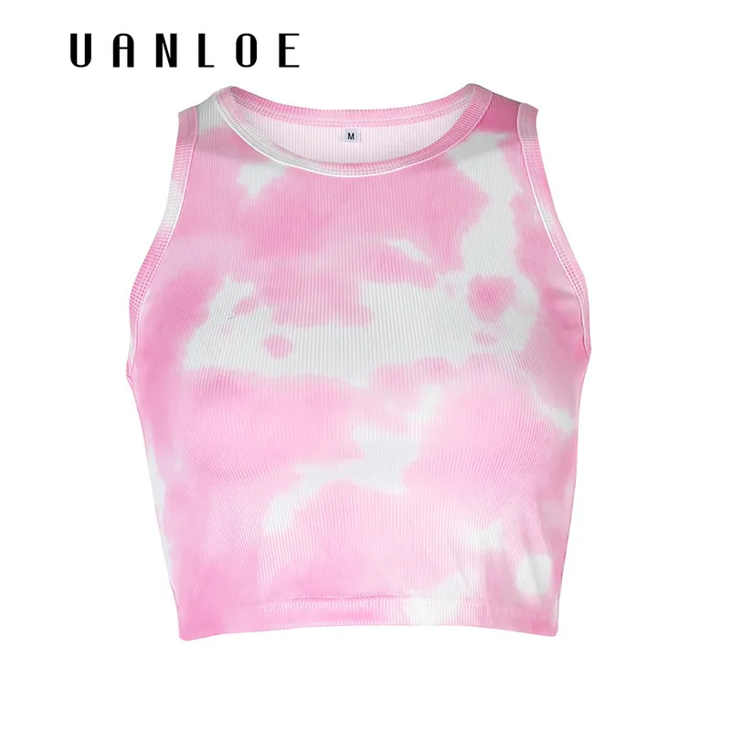 Summer Tie-Dye Print Tank Tops Women Bodycon Sleeveless Crop Tops Fashion New 2020 Streetwear Casual Contrast Color Tops
Summer Tie-Dye Print Tank Tops Women Bodycon Sleeveless Crop Tops Fashion New 2020 Streetwear Casual Contrast Color Tops