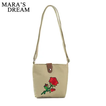 Mara's Dream 2020 New Pure Canvas Rose Embroidered Shoulder Bag Women Shoulder Crossbody Bag
Mara's Dream 2020 New Pure Canvas Rose Embroidered Shoulder Bag Women Shoulder Crossbody Bag