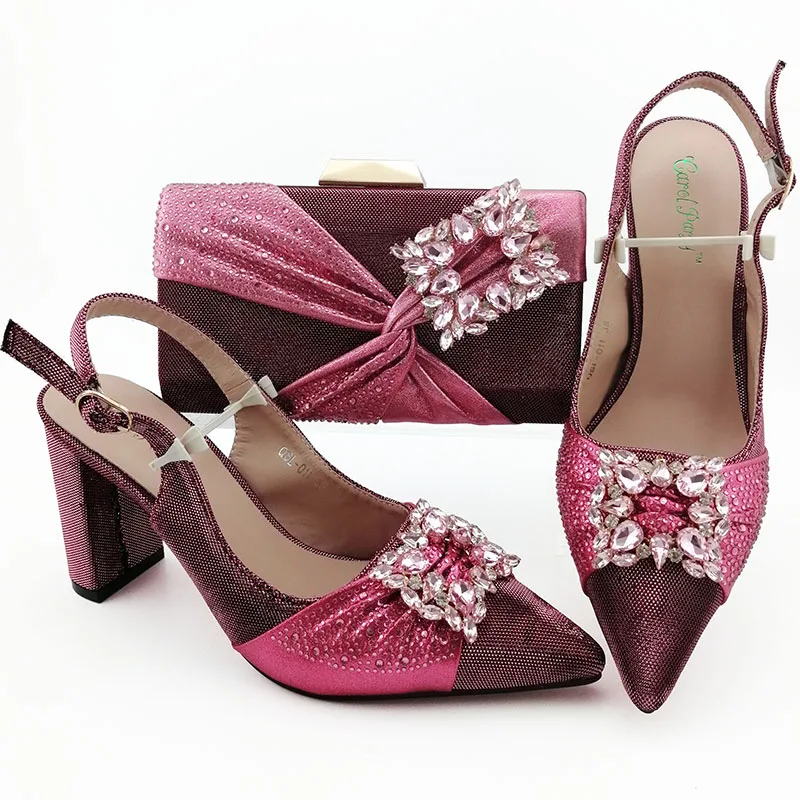 High high quality mix color pink sandal shoes with matching clutches bag size 38 to 43 SB8424-5
High high quality mix color pink sandal shoes with matching clutches bag size 38 to 43 SB8424-5