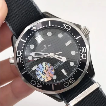 Classic New Men Automatic Mechanical Watch Silver Black Canvas James Bond 007 Ceramic Crystal Sapphire Limited AAA+ 
Classic New Men Automatic Mechanical Watch Silver Black Canvas James Bond 007 Ceramic Crystal Sapphire Limited AAA+