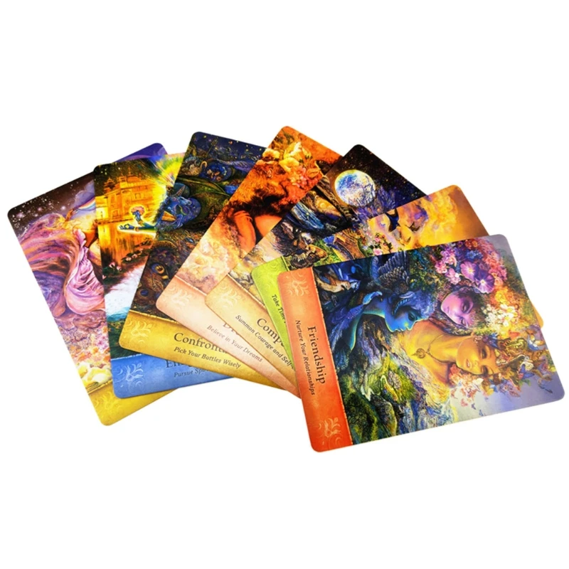 46 Cards Deck Mystical Wisdom Tarots Family Party Board Game Full English Oracle Card Divination Fate Cards
46 Cards Deck Mystical Wisdom Tarots Family Party Board Game Full English Oracle Card Divination Fate Cards
