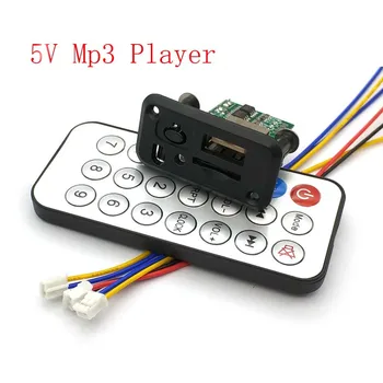 Mini 5V MP3 Decoder Board 3W*2 Decoding Module MP3 WAV U disk TF Card USB Amplifier Speaker Audio Board With Remote Control Wire
Mini 5V MP3 Decoder Board 3W*2 Decoding Module MP3 WAV U disk TF Card USB Amplifier Speaker Audio Board With Remote Control Wire