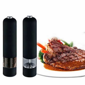 2PC Electric Salt Pepper Grinder Stainless Steel Automatic Pepper and Salt Mill with LED Light Perfect for Different Cooked Food
2PC Electric Salt Pepper Grinder Stainless Steel Automatic Pepper and Salt Mill with LED Light Perfect for Different Cooked Food