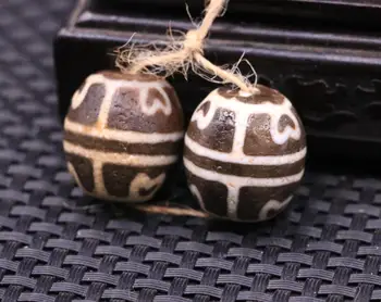 Treasure Magic LKbrother Top Quality Pair of 5A Super Treasure Tibetan Old Agate Lotus Base Daluo dZi Bead TTT
Treasure Magic LKbrother Top Quality Pair of 5A Super Treasure Tibetan Old Agate Lotus Base Daluo dZi Bead TTT