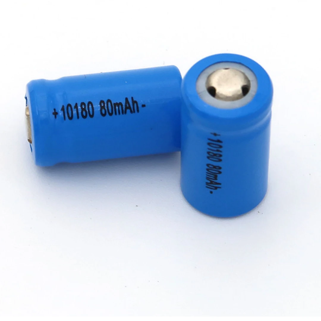 

Wholesale 3.7V 10180 Rechargeable Charger Li-ion Battery Cell 80mAh For Mini UC02 LED flashlight torch and speaker