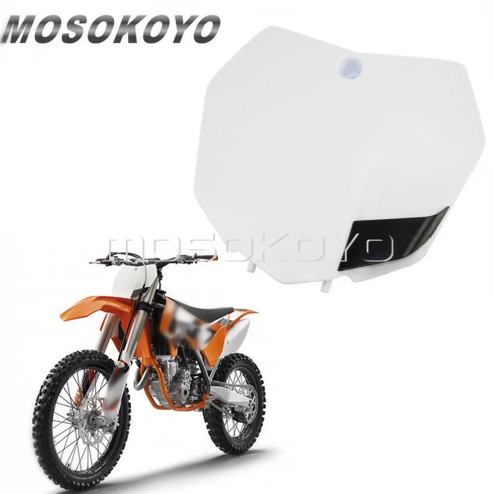 White Motocross Dirt Bike Enduro Front Number Plate for SX SX-F XC EXC XCF XCW SXF 125 150 200 250 300 350 450 500
White Motocross Dirt Bike Enduro Front Number Plate for SX SX-F XC EXC XCF XCW SXF 125 150 200 250 300 350 450 500
