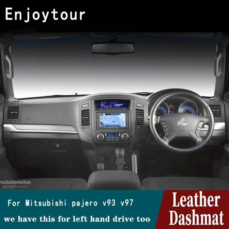 Кожаный коврик для приборной панели Mitsubishi Montero Pajero Shogun V97 V93 2006-2018 
Кожаный коврик для приборной панели Mitsubishi Montero Pajero Shogun V97 V93 2006-2018