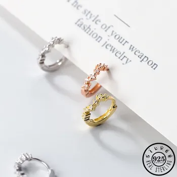 925 Sterling Silver Cubic Zirconia Round Circle Ear Rings Rose Gold Color Plated Small CZ Hoops Earrings Jewellery for Women
925 Sterling Silver Cubic Zirconia Round Circle Ear Rings Rose Gold Color Plated Small CZ Hoops Earrings Jewellery for Women