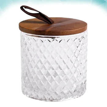 1Pc Multifunctional Wooden Cover Glass Storage Jar Practical Jewelry Box Household Storage Pot Coffee Bean Tea Multigrain Bottle
1Pc Multifunctional Wooden Cover Glass Storage Jar Practical Jewelry Box Household Storage Pot Coffee Bean Tea Multigrain Bottle