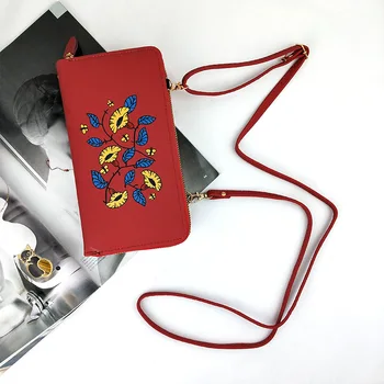 Long Women's Shoulder Bag Multi-Function Large Capacity Female Mobile Phone Bag Floral Print Double Zippers Card Coin Purse Bags
Long Women's Shoulder Bag Multi-Function Large Capacity Female Mobile Phone Bag Floral Print Double Zippers Card Coin Purse Bags