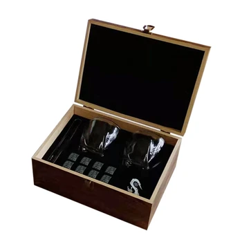 Bourbon Rocks Whisky Chilling Stones Gift Set - Reusable Stones for Whiskey - Glassess Gift in Wooden Box for Men
Bourbon Rocks Whisky Chilling Stones Gift Set - Reusable Stones for Whiskey - Glassess Gift in Wooden Box for Men