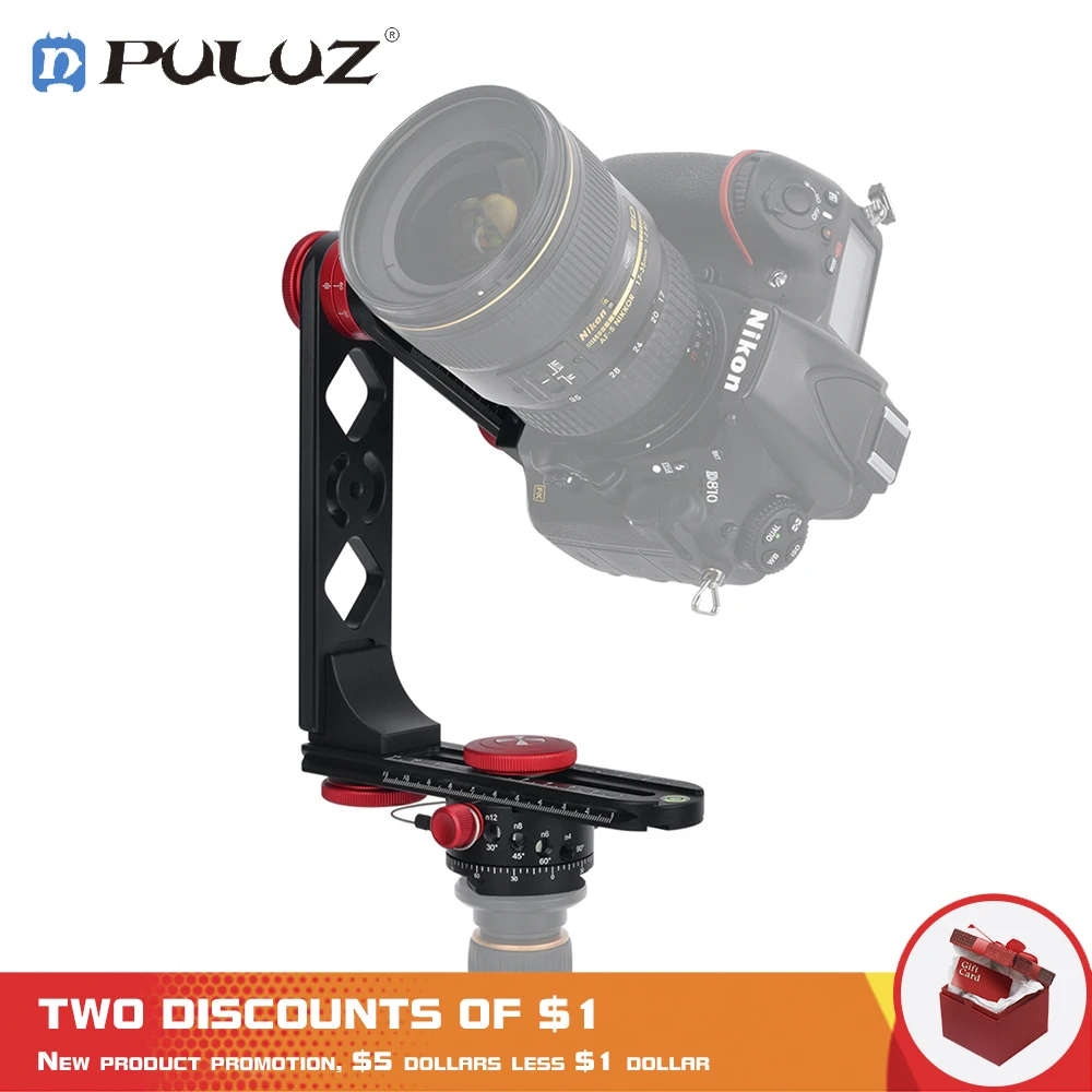 PULUZ 720 Degree Camera Panoramic Aluminum Alloy Ball Head Tripod kits &3/8 Quick Release Plate&1/4''Screw Fixed Plate for DSLR
PULUZ 720 Degree Camera Panoramic Aluminum Alloy Ball Head Tripod kits &3/8 Quick Release Plate&1/4''Screw Fixed Plate for DSLR