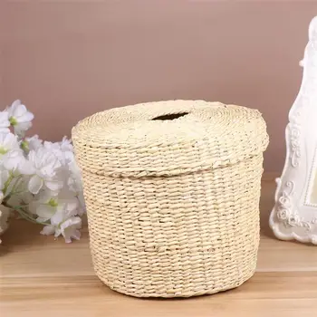 Straw Weaving Napkin Case Home Kitchen Tissue Box Solid Wood Napkin Holder Case Hotel Storage Box Tissue Box 
Straw Weaving Napkin Case Home Kitchen Tissue Box Solid Wood Napkin Holder Case Hotel Storage Box Tissue Box