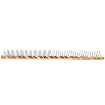 Pet Dog Cat Metal Double Row Teeth Grooming Hair Comb Brush Fur Rake Tool Gold
Pet Dog Cat Metal Double Row Teeth Grooming Hair Comb Brush Fur Rake Tool Gold