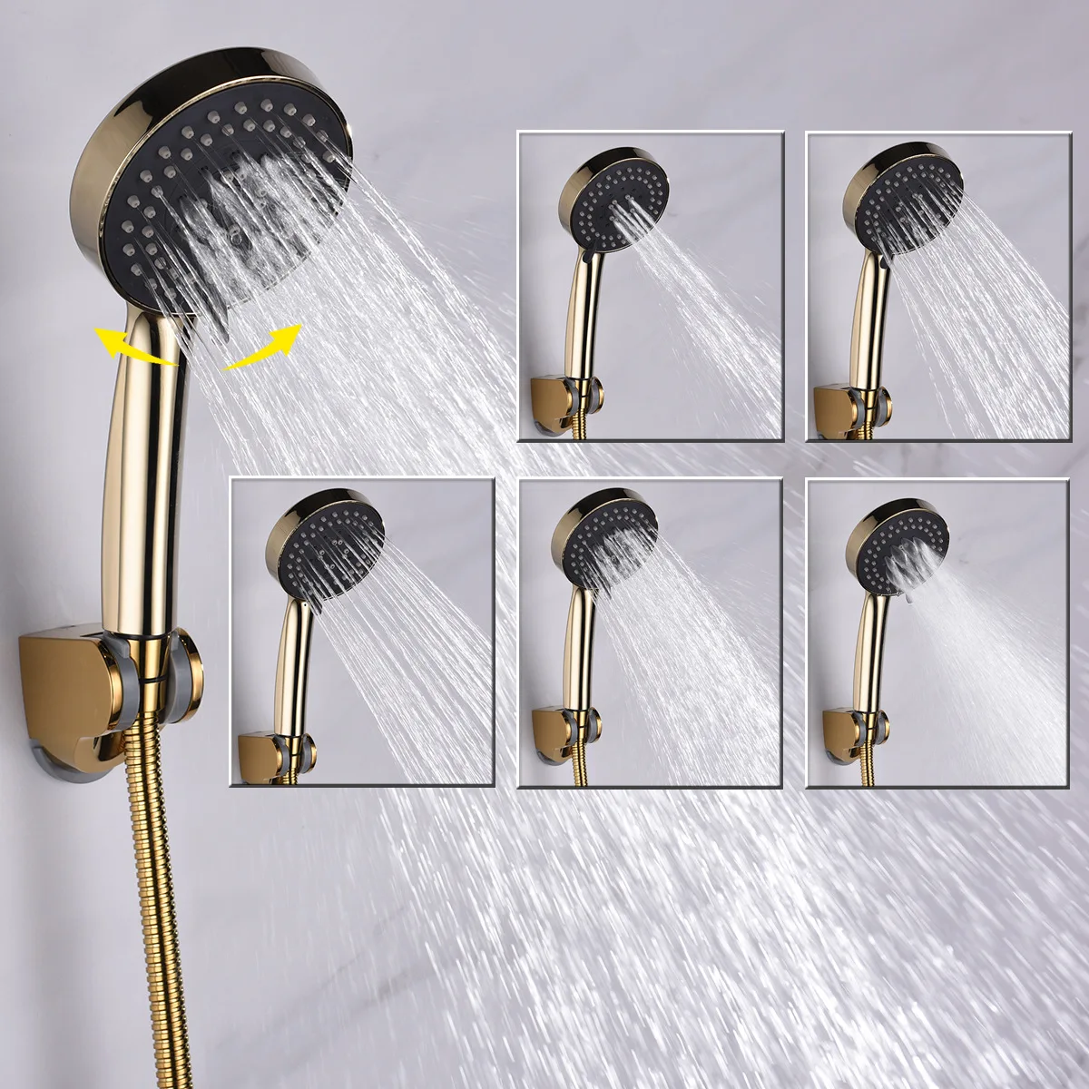 BS144 Plastic Gold Plated 5 Feature Circle Hand-Held Shower Faucet Shower Nozzle Shower Head outside China Warehouse Resources
BS144 Plastic Gold Plated 5 Feature Circle Hand-Held Shower Faucet Shower Nozzle Shower Head outside China Warehouse Resources