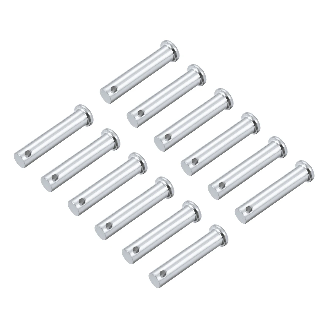 uxcell Single Hole Clevis Pins - 10mm x 50mm Flat Head Zinc-Plating Solid Steel Link Hinge Pin 12Pcs
uxcell Single Hole Clevis Pins - 10mm x 50mm Flat Head Zinc-Plating Solid Steel Link Hinge Pin 12Pcs