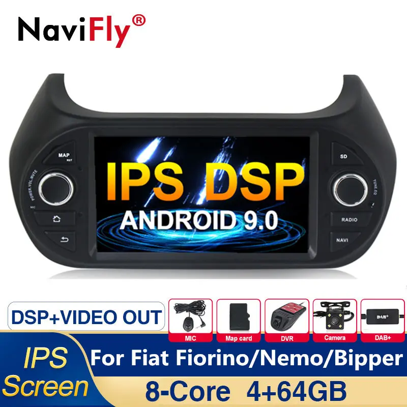 New! 4G Android 9.0 8Core IPS DSP Car Radio GPS Navigation Multimedia Player For FIAT/Fiorino/Qubo/Citroen/Nemo/Peugeot/Bipper
New! 4G Android 9.0 8Core IPS DSP Car Radio GPS Navigation Multimedia Player For FIAT/Fiorino/Qubo/Citroen/Nemo/Peugeot/Bipper