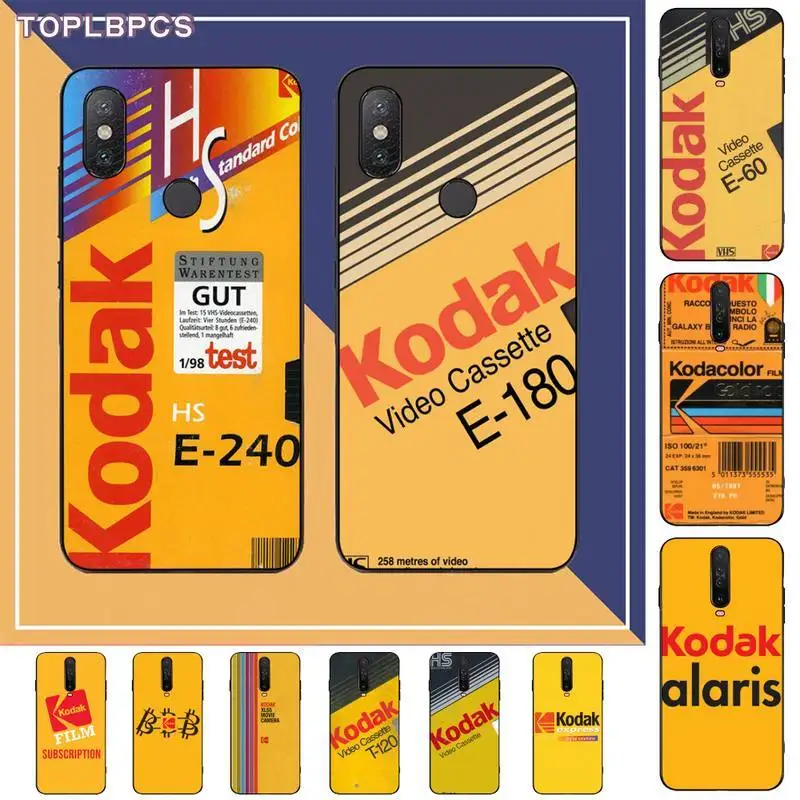 TOPLBPCS Japanese brand film Fashion Soft Kodak DIY phone Case cover Shell for RedMi note 9 4 5 6 7 5a 8 9 pro max 4X 5A 8T