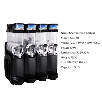 Three Tank Automatic Snow mud machine snow melting machine Ice Slush Sand Ice Tea Juice Making Machine
Three Tank Automatic Snow mud machine snow melting machine Ice Slush Sand Ice Tea Juice Making Machine