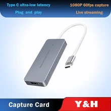 Y&H HDMI-compatible to Type C Game Video Capture Card USB3.0 HD 1080P Recorder Live Streaming Device for Windows OS X Linux
Y&H HDMI-compatible to Type C Game Video Capture Card USB3.0 HD 1080P Recorder Live Streaming Device for Windows OS X Linux