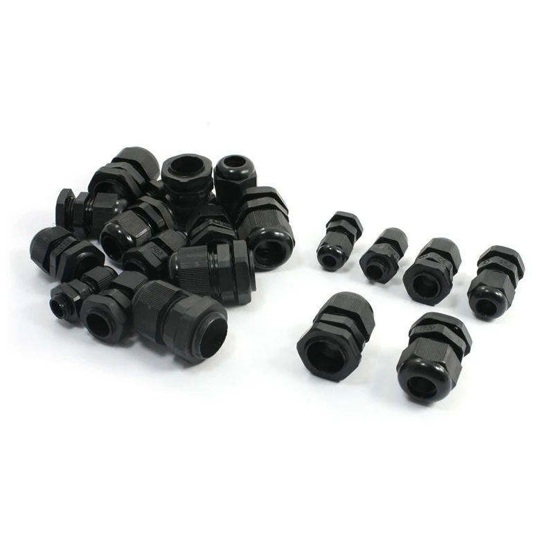Cable Gland Connector Waterproof Adjustable PG7-PG16 3.5-6mm / 10-14mm 20 pcs
Cable Gland Connector Waterproof Adjustable PG7-PG16 3.5-6mm / 10-14mm 20 pcs