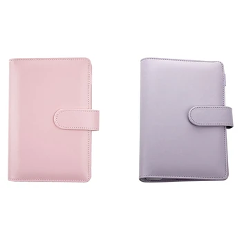 2 Pcs Leather Spiral Notebook Weekly Planner/Agenda Organizer Ring Diary Stationery A5 A6 19 X 13cm, Pink & Purple
2 Pcs Leather Spiral Notebook Weekly Planner/Agenda Organizer Ring Diary Stationery A5 A6 19 X 13cm, Pink & Purple