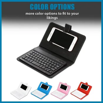 Universal Wireless Bluetooth Keyboard And PU Leather Filp Case Cover With Stand Protective Cover For Mobile Phone
Universal Wireless Bluetooth Keyboard And PU Leather Filp Case Cover With Stand Protective Cover For Mobile Phone