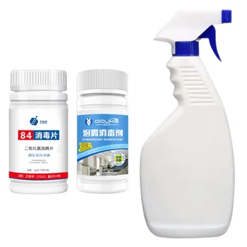 Sterili-zing And Deodorizing Disinfectant Effervescent Tablet And 500ml Spray Pots All-Purpose Cleaner
Sterili-zing And Deodorizing Disinfectant Effervescent Tablet And 500ml Spray Pots All-Purpose Cleaner