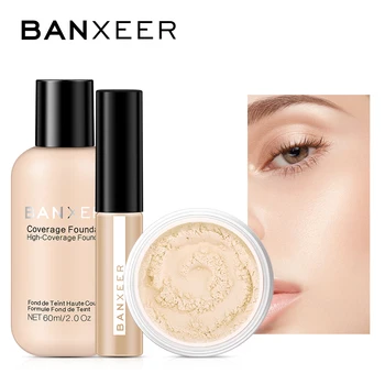 BANXEER Makeup Set Smooth Loose Powder Full Concealer Foundation Makeup Face Professional Makeup for Woman
BANXEER Makeup Set Smooth Loose Powder Full Concealer Foundation Makeup Face Professional Makeup for Woman