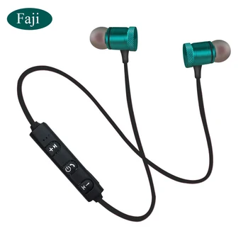 Bluetooth Headphones, Wireless Sports Earbuds with Microphone Neckband Magnetic Headset with Deep Bass Sweatproof Headset IPX6 
Bluetooth Headphones, Wireless Sports Earbuds with Microphone Neckband Magnetic Headset with Deep Bass Sweatproof Headset IPX6