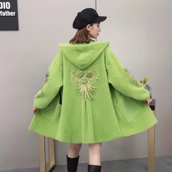 Women 2020 Winter Thick Warm Faux Mink Fur Coat Female Plus Size Hooded Long Sleeve Fur Outwear Ladies Luxury Fur Coats Z185
Women 2020 Winter Thick Warm Faux Mink Fur Coat Female Plus Size Hooded Long Sleeve Fur Outwear Ladies Luxury Fur Coats Z185