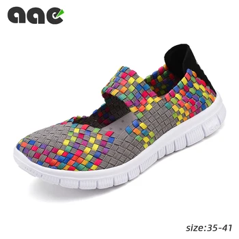 2020 Summer Handmade WeaveWomen's Breathable Walking Running Sport Women Shoes Anti Slip Lightweight Flats Mother Gift Plus Size
2020 Summer Handmade WeaveWomen's Breathable Walking Running Sport Women Shoes Anti Slip Lightweight Flats Mother Gift Plus Size