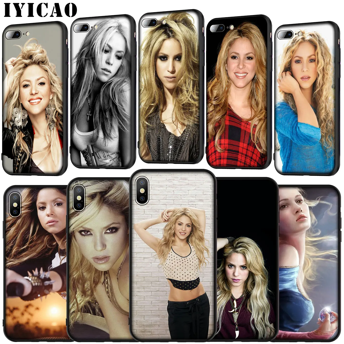 IYICAO Shakira Soft Silicone Cover Case for iPhone 11 Pro XR X XS Max 6 6S 7 8 Plus 5 5S SE Black TPU Phone Case
IYICAO Shakira Soft Silicone Cover Case for iPhone 11 Pro XR X XS Max 6 6S 7 8 Plus 5 5S SE Black TPU Phone Case