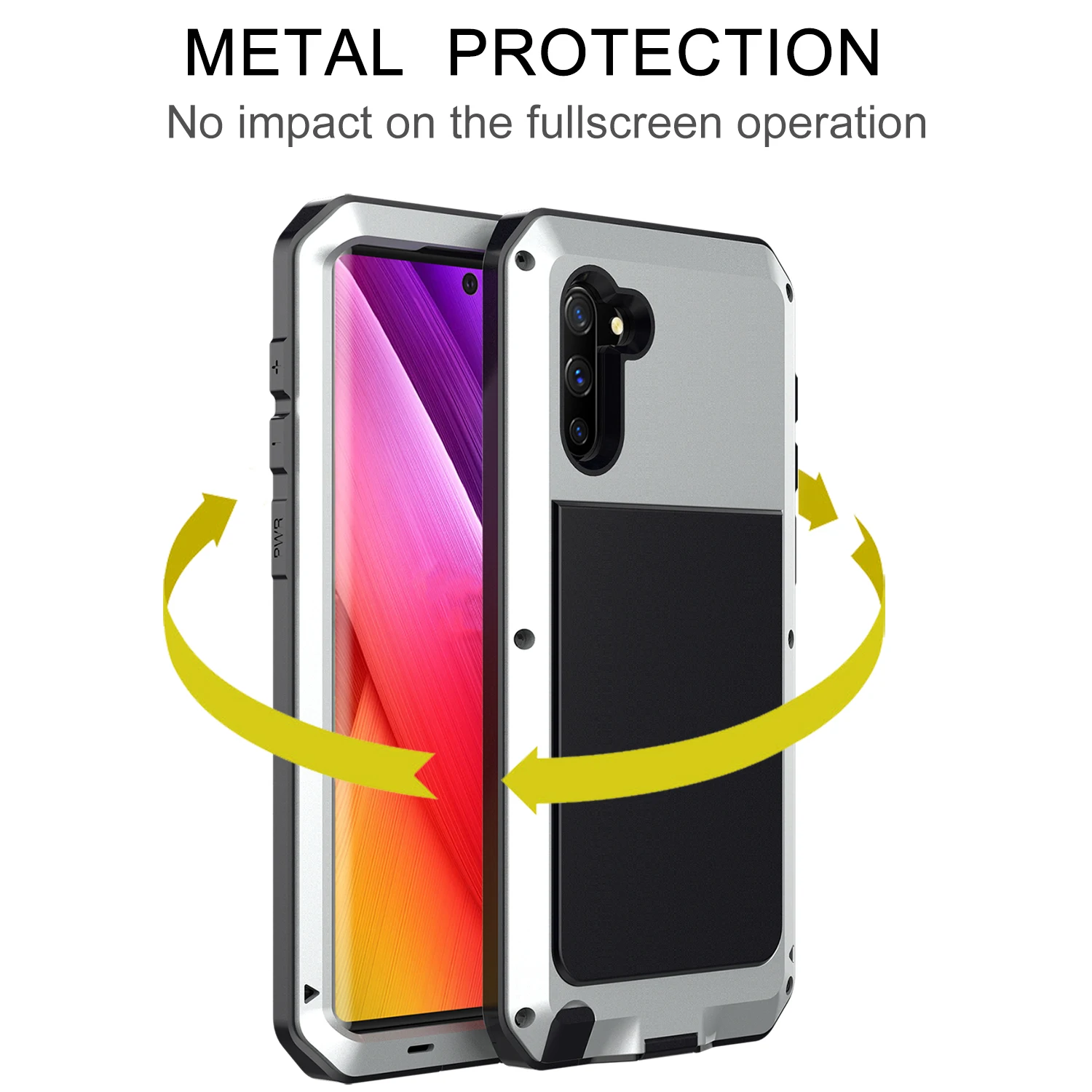 

For Samsung Galaxy S8 S9 S10 Note 10 Plus Heavy Duty Protection Case Armor Metal Anti-knock Cover For Samsung Note 8 9 Funda
