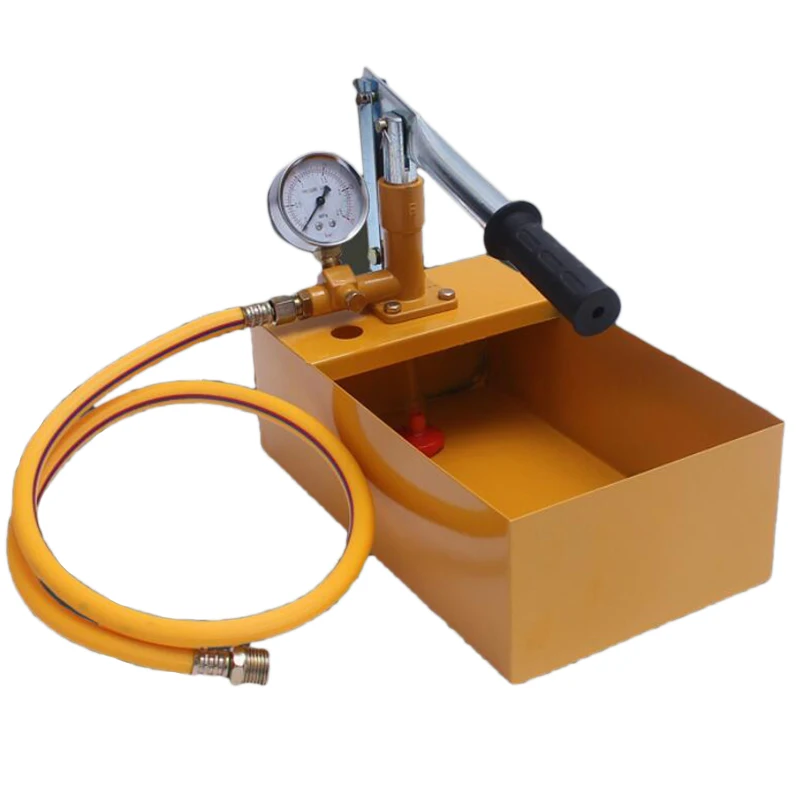 0-25KG Hydraulic Pressure Tester Manual Hydraulic Test Pump with G1/2Inch Hose