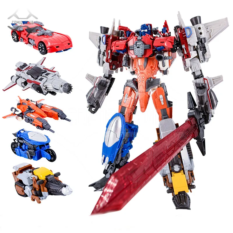 COMIC CLUB Transformation weijiang 5 in 1 Warbotron Computron action figure toy robot
COMIC CLUB Transformation weijiang 5 in 1 Warbotron Computron action figure toy robot