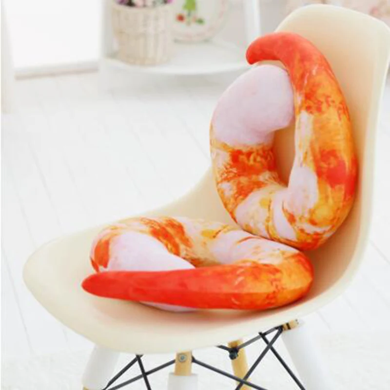 Model Shrimp Meat Neck Pillow U-Shaped Plush Toys Nap Neck Guard Creative Cool Cartoon Students Pashui Lunch Break Pillow
Model Shrimp Meat Neck Pillow U-Shaped Plush Toys Nap Neck Guard Creative Cool Cartoon Students Pashui Lunch Break Pillow