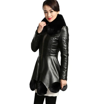 Plus size Winter New PU Leather Jacket Women Imitation Fox fur collar 2020 Windproof Jackets Female long Warm Bomber Jackets 4XL
Plus size Winter New PU Leather Jacket Women Imitation Fox fur collar 2020 Windproof Jackets Female long Warm Bomber Jackets 4XL