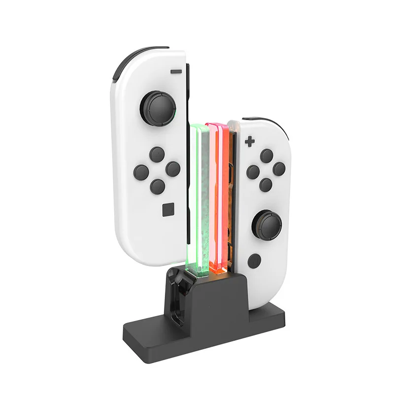 2 Controller Charger LED Indicator Charging Dock Station for NS Switch OLED Accessories
2 Controller Charger LED Indicator Charging Dock Station for NS Switch OLED Accessories