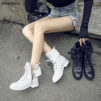 Cross-tied Buckle Belt Women Boots Zipper Ladies Autumn Winter Boots Soft Genuine Leather Square Heel Female Motorcycle Boots
Cross-tied Buckle Belt Women Boots Zipper Ladies Autumn Winter Boots Soft Genuine Leather Square Heel Female Motorcycle Boots