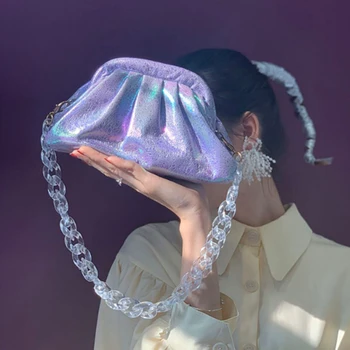 Luxury laser women Clutch Bag Cloud Shape bag laser Dumpling bag Shoulder Messenger Bag leather women bag 
Luxury laser women Clutch Bag Cloud Shape bag laser Dumpling bag Shoulder Messenger Bag leather women bag