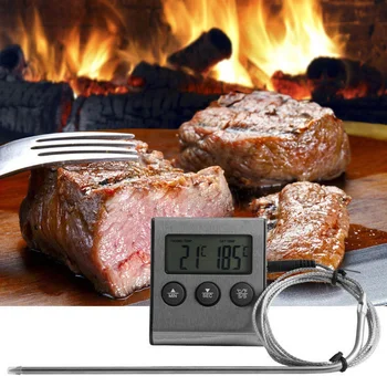 Digital Oven Thermometer Kitchen Food Cooking Meat BBQ Probe Thermometer With Timer Water Milk Temperature Cooking Tools
Digital Oven Thermometer Kitchen Food Cooking Meat BBQ Probe Thermometer With Timer Water Milk Temperature Cooking Tools