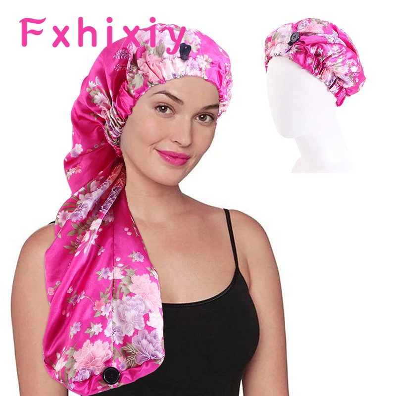 Extra Long Satin Bonnet Sleep Cap for Braids Women Soft Elastic Band Sleeping Silky Hair Bonnet Curly Hair Cover Skin-friendly
Extra Long Satin Bonnet Sleep Cap for Braids Women Soft Elastic Band Sleeping Silky Hair Bonnet Curly Hair Cover Skin-friendly