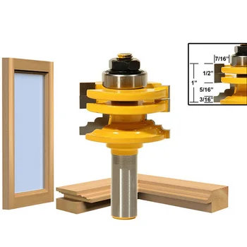 1/2 Inch Shank Router Bit Door Rail Cabinet Milling Cutter For Woodworking : +/-0.003in Tolerance
1/2 Inch Shank Router Bit Door Rail Cabinet Milling Cutter For Woodworking : +/-0.003in Tolerance