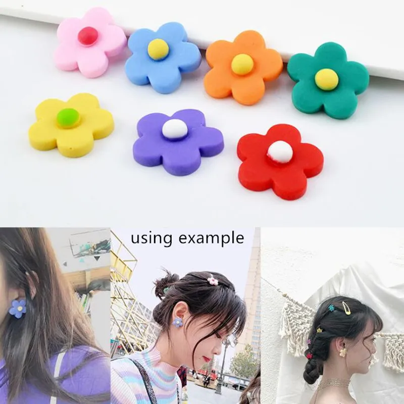 10pcs/pack Colorful Resin Flat-back Flower DIY Loose Beads Earrings/Hairpin findings pick up color 20/25mm y1283
10pcs/pack Colorful Resin Flat-back Flower DIY Loose Beads Earrings/Hairpin findings pick up color 20/25mm y1283