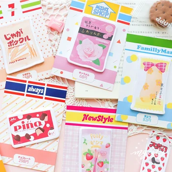 1 set/lot Memo Pads Sticky Notes Convenience store series diary Scrapbooking Stickers Office School stationery Notepad
1 set/lot Memo Pads Sticky Notes Convenience store series diary Scrapbooking Stickers Office School stationery Notepad