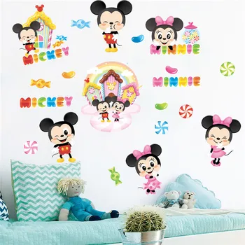 Cute Baby Minie Mickey Mouse Wall Stickers For Kids Room Decoration Cartoon Wall Mural Art Diy Posters Home Decal 
Cute Baby Minie Mickey Mouse Wall Stickers For Kids Room Decoration Cartoon Wall Mural Art Diy Posters Home Decal