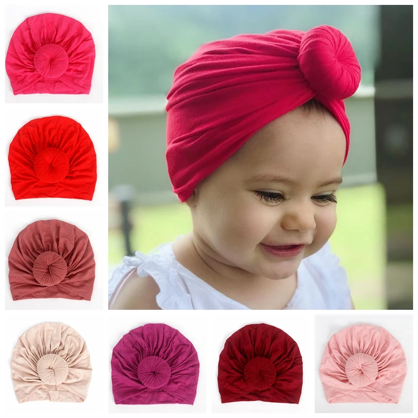 New Knot Round Ball Infant Newborn Caps Cotton Blend Nylon Turban Girls Stretchy Beanie Hat Baby Kids Hair Accessories Cute Gift
New Knot Round Ball Infant Newborn Caps Cotton Blend Nylon Turban Girls Stretchy Beanie Hat Baby Kids Hair Accessories Cute Gift