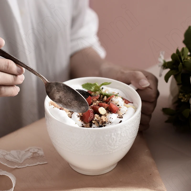 

Creativity Relief Ceramic Coffee Cup Nordic Vintage Court Style White Breakfast Milk Cups Afternoon Tea Mug Tea Set Desktop Mug