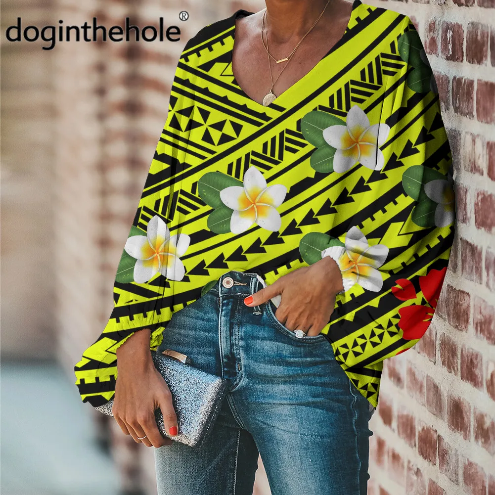 doginthehole Women Casual Loose Tops Hawaiian Flower Design Polynesian Tribal Pattern Female Blouse 2020 Fashion Chiffon Shirt 
doginthehole Women Casual Loose Tops Hawaiian Flower Design Polynesian Tribal Pattern Female Blouse 2020 Fashion Chiffon Shirt